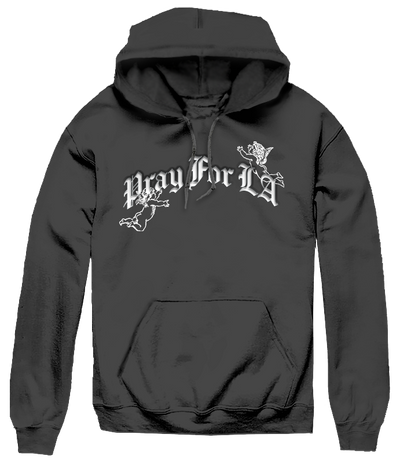 Pray for LA Cherub Hoodie