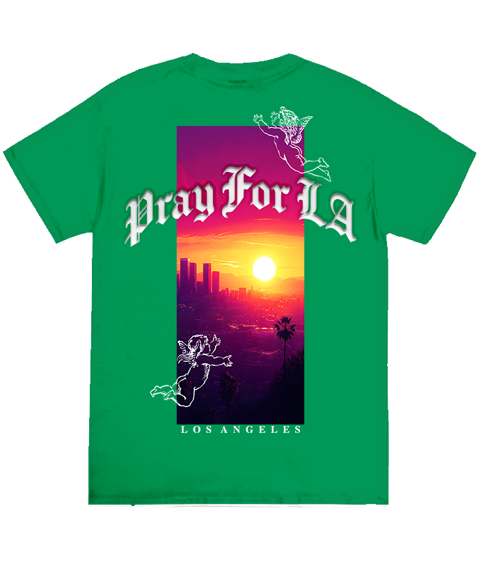 Pray for LA Cherub Tee