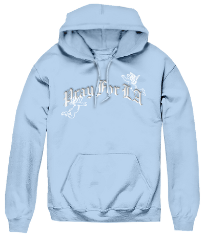 Pray for LA Cherub Hoodie